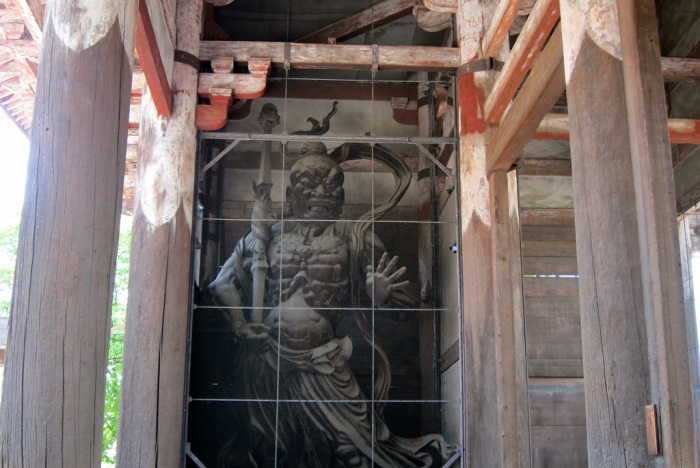 Agyo Nio nel tempio Todaiji di Nara