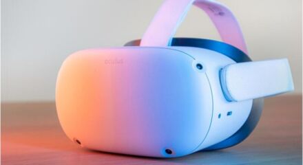 Visore per esperienza 3D