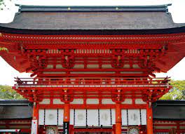 Il santuario Shimogamo ha molti dettagli achitettonici
